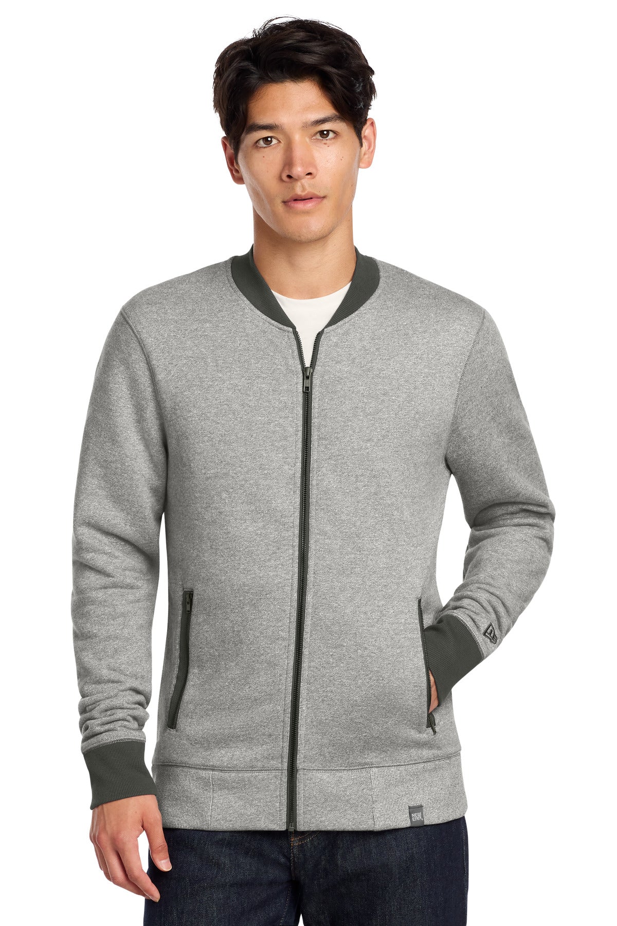 New Era ® French Terry Baseball Full-Zip NEA503