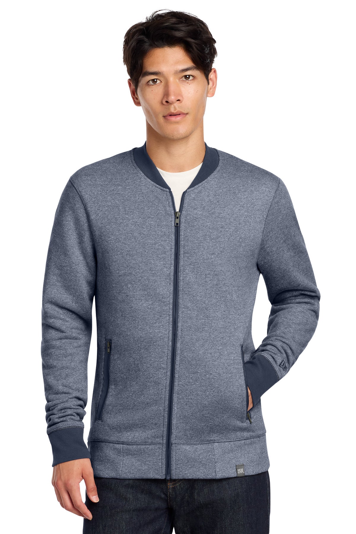 New Era ® French Terry Baseball Full-Zip NEA503