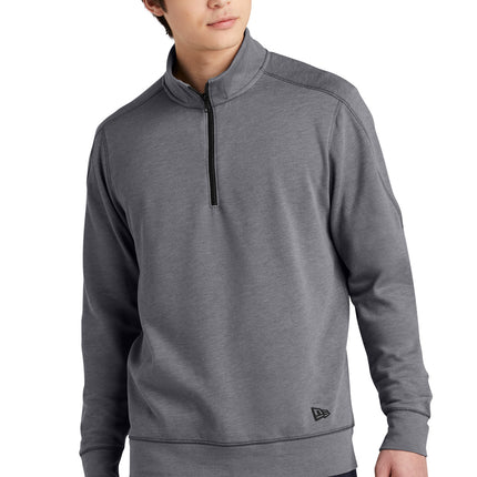 New Era  ®  Tri-Blend Fleece 1/4-Zip Pullover. NEA512