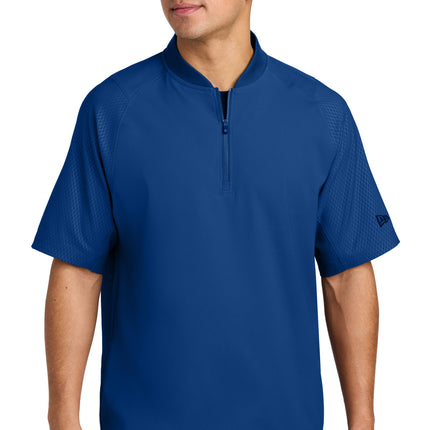 New Era  ®  Cage Short Sleeve 1/4-Zip Jacket. NEA600