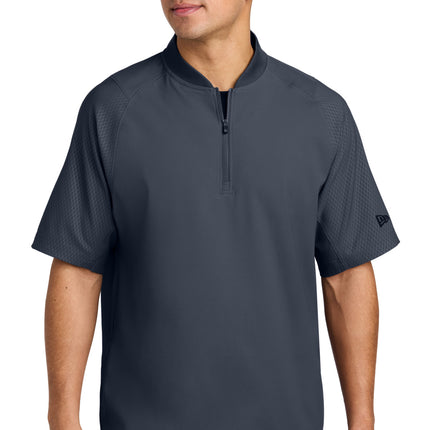 New Era  ®  Cage Short Sleeve 1/4-Zip Jacket. NEA600