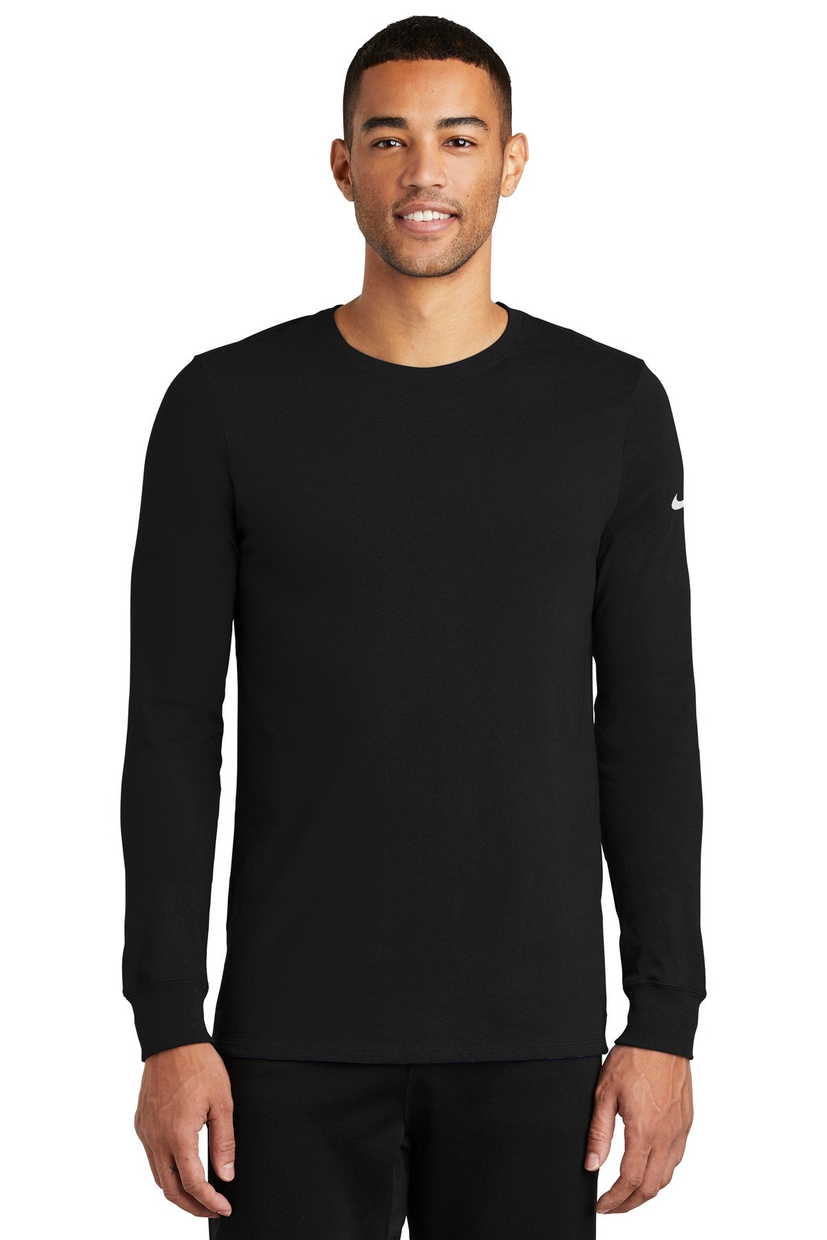 Nike Dri-FIT Cotton/Poly Long Sleeve Tee NKBQ5230