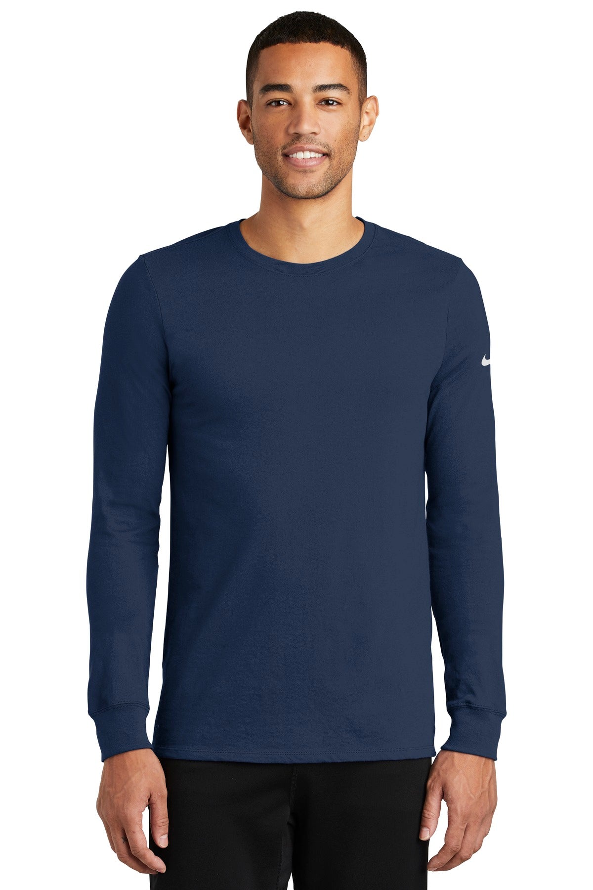 Nike Dri-FIT Cotton/Poly Long Sleeve Tee NKBQ5230