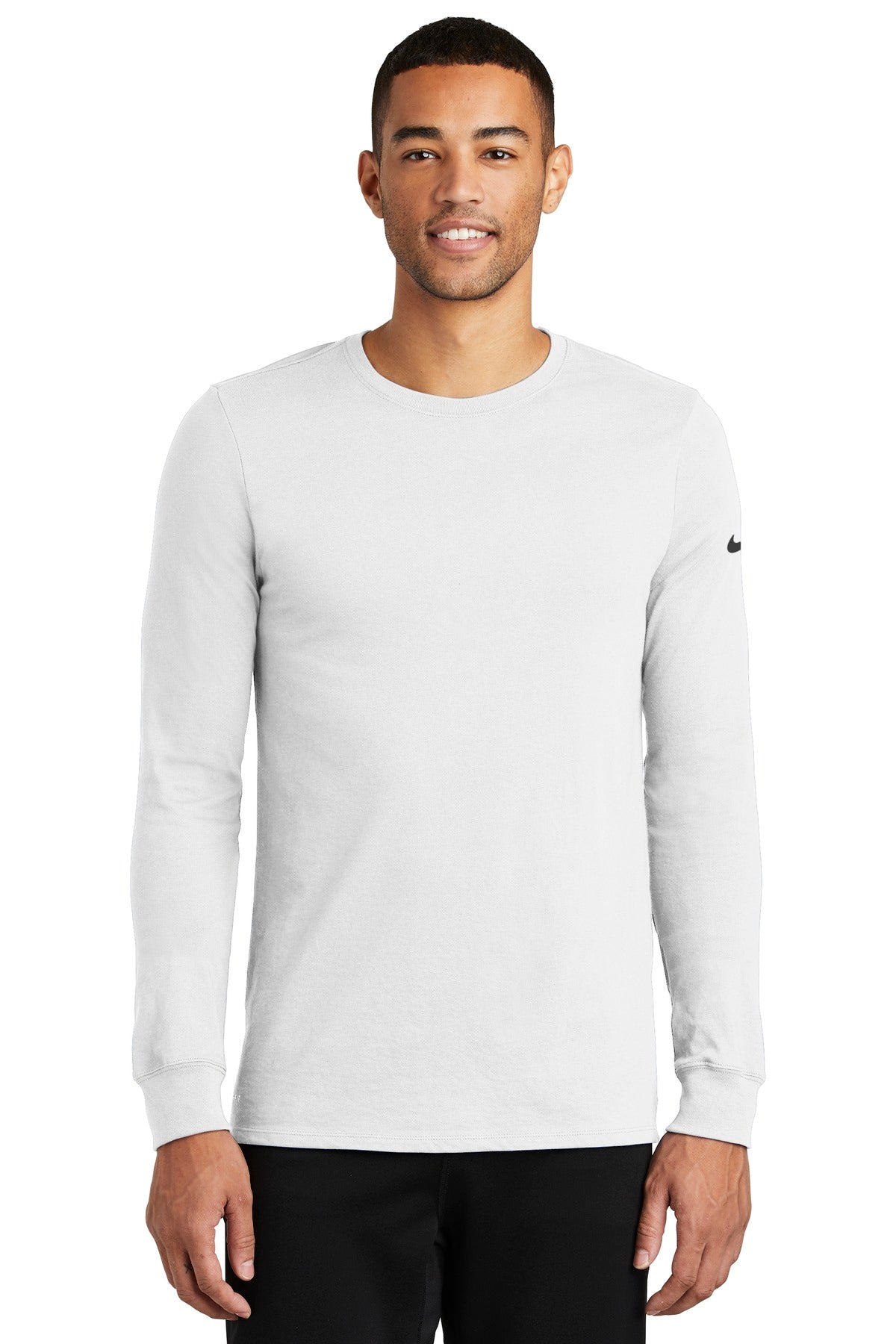 Nike Dri-FIT Cotton/Poly Long Sleeve Tee NKBQ5230