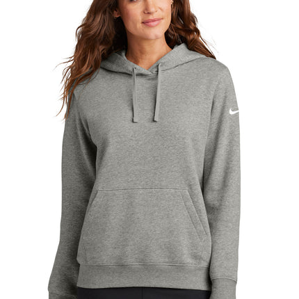 Nike Women's Club Fleece Sleeve Swoosh Pullover Hoodie NKFD9889