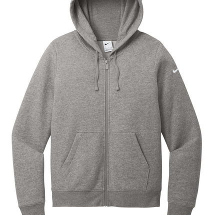 Nike Women's Club Fleece Sleeve Swoosh Full-Zip Hoodie NKFD9890