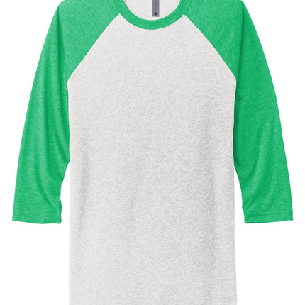 Next Level Apparel ®    Unisex Tri-Blend 3/4-Sleeve Raglan Tee. NL6051