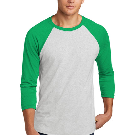 Next Level Apparel ®    Unisex Tri-Blend 3/4-Sleeve Raglan Tee. NL6051