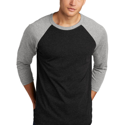 Next Level Apparel ®    Unisex Tri-Blend 3/4-Sleeve Raglan Tee. NL6051