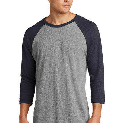 Next Level Apparel ®    Unisex Tri-Blend 3/4-Sleeve Raglan Tee. NL6051