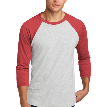 Next Level Apparel ®    Unisex Tri-Blend 3/4-Sleeve Raglan Tee. NL6051