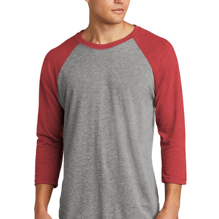 Next Level Apparel ®    Unisex Tri-Blend 3/4-Sleeve Raglan Tee. NL6051