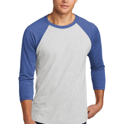 Next Level Apparel ®    Unisex Tri-Blend 3/4-Sleeve Raglan Tee. NL6051