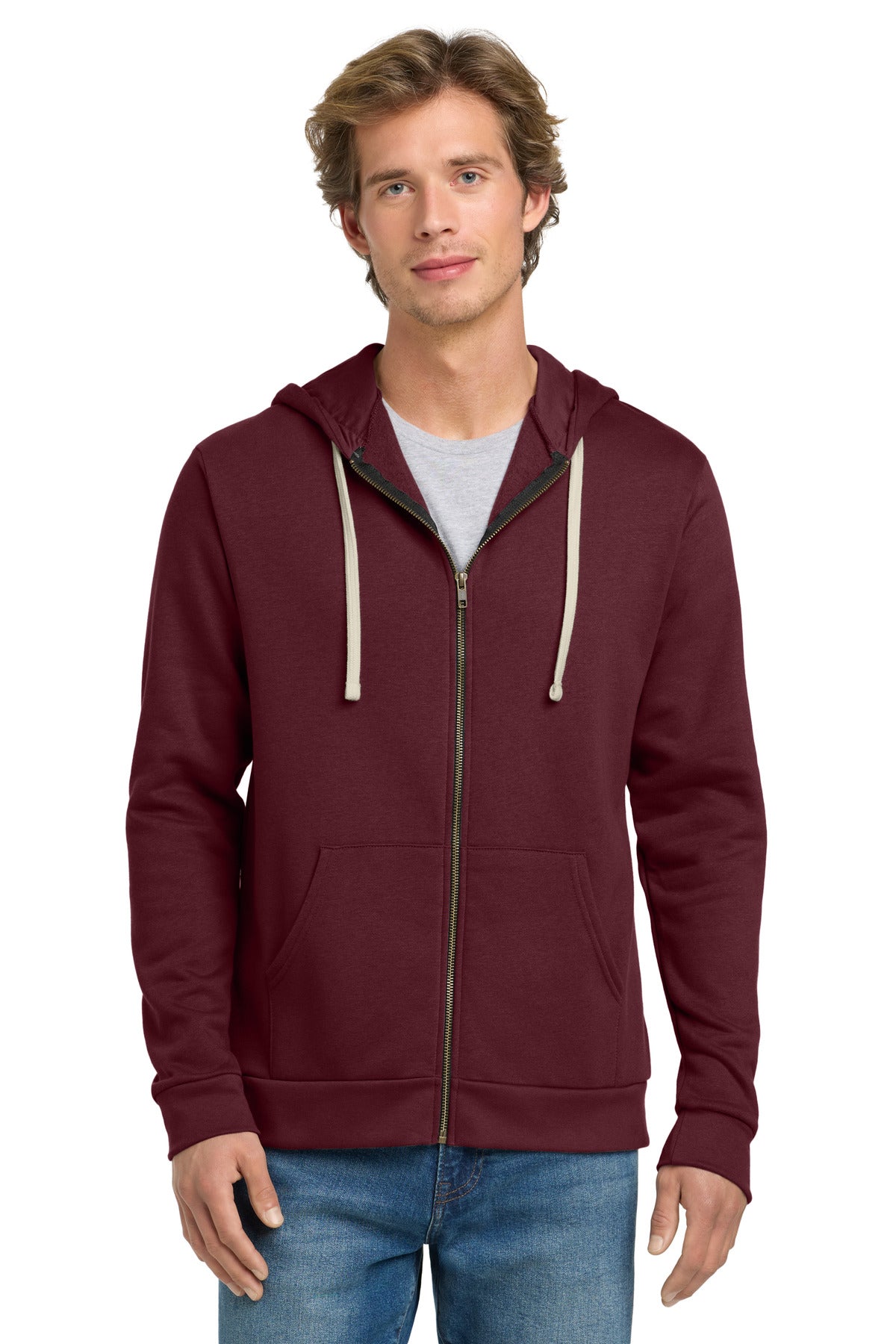 Next Level Apparel® Adult Santa Barbara Zip Hoodie NL9602