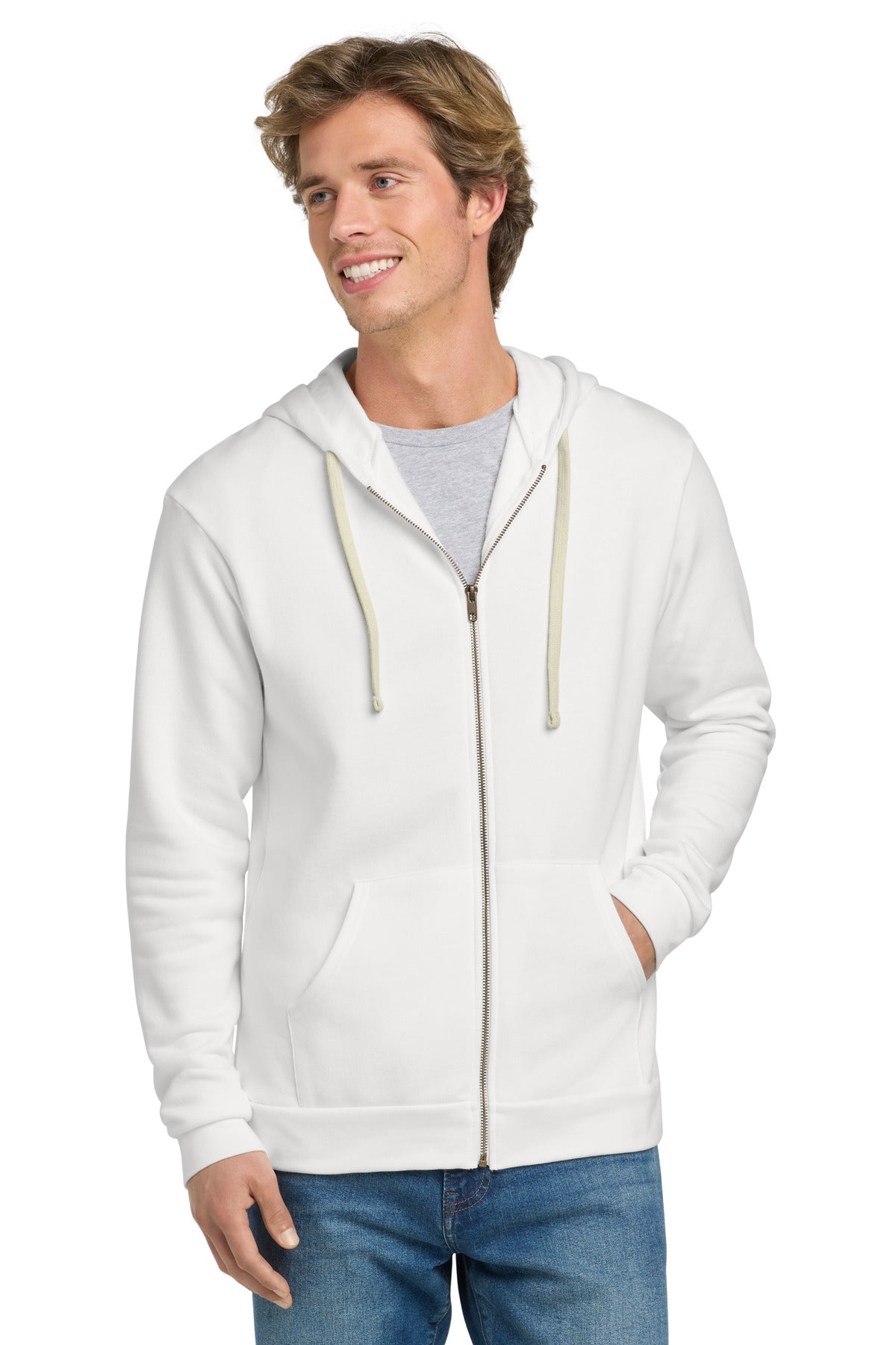 Next Level Apparel® Adult Santa Barbara Zip Hoodie NL9602