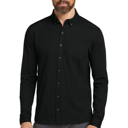OGIO  ®   Code Stretch Long Sleeve Button-Up. OG145