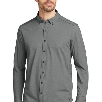 OGIO  ®   Code Stretch Long Sleeve Button-Up. OG145