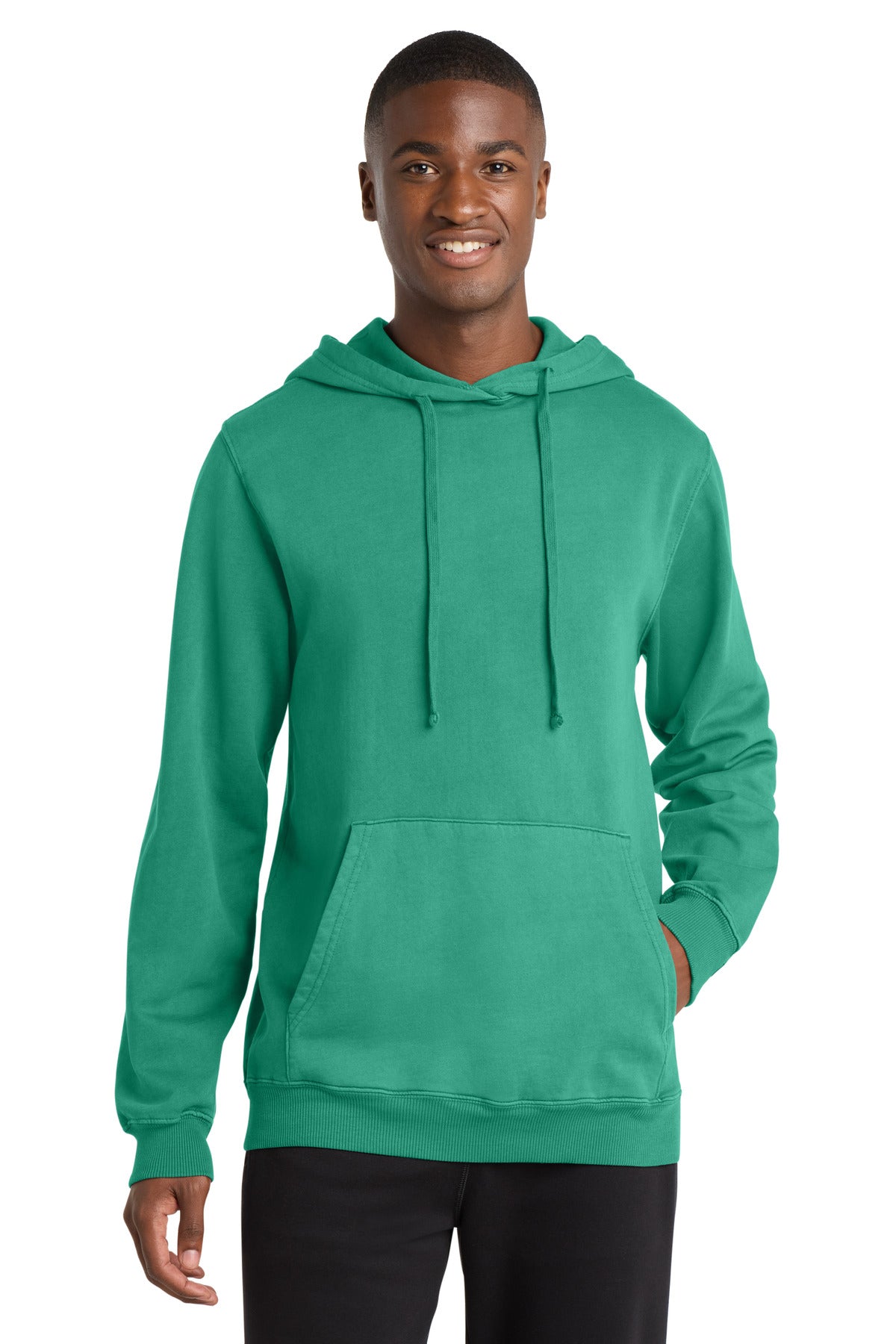 Port & Co™ Beach Wash® Garment-Dyed Pullover Hooded Sweatshirt PC098H