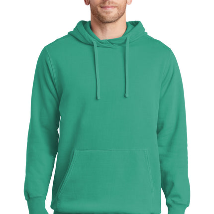 Port & Company ®  Beach Wash ®  Garment-Dyed Pullover Hooded Sweatshirt. PC098H