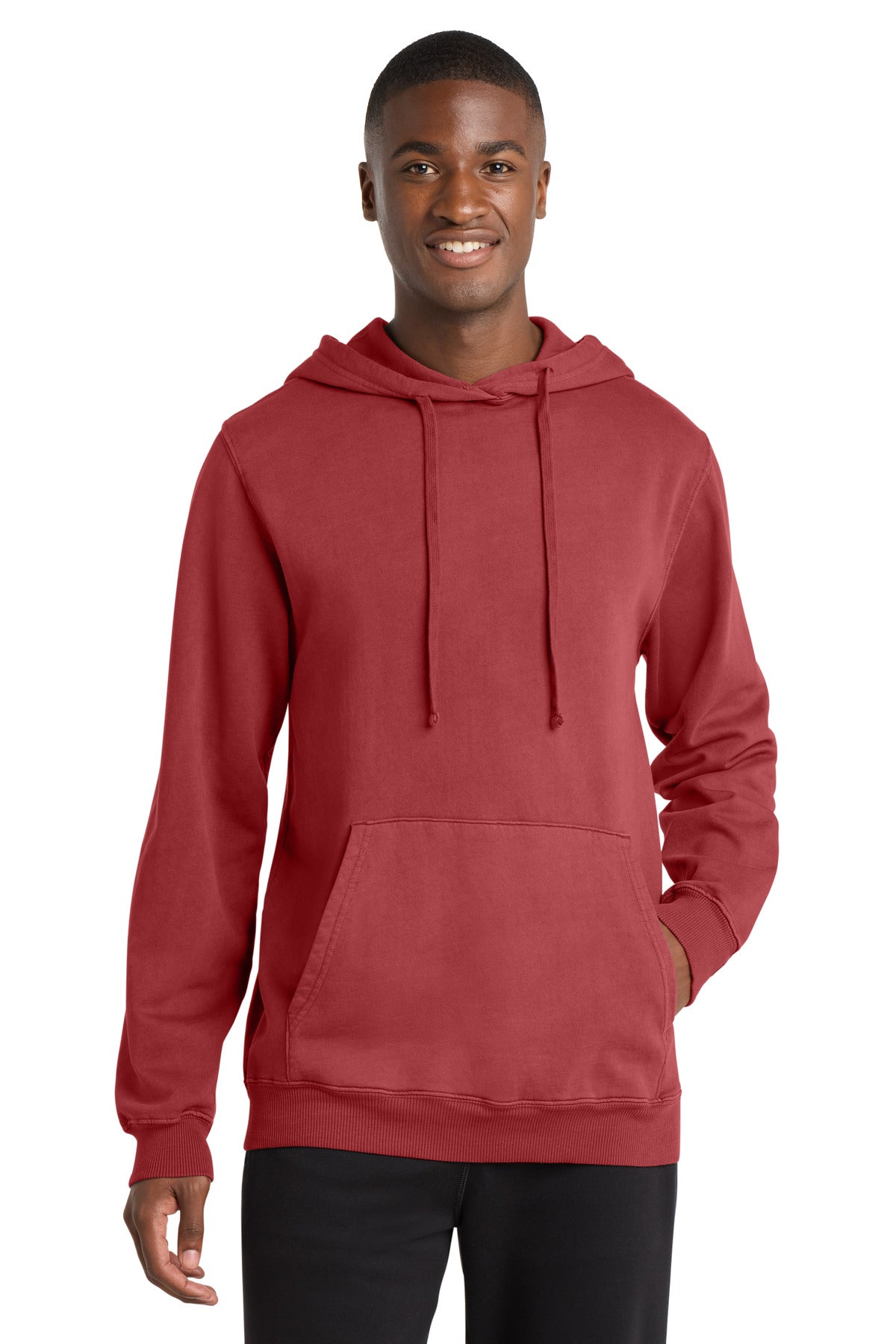 Port & Co™ Beach Wash® Garment-Dyed Pullover Hooded Sweatshirt PC098H