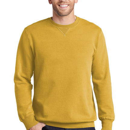 Port & Company ®  Beach Wash ®  Garment-Dyed Crewneck Sweatshirt PC098