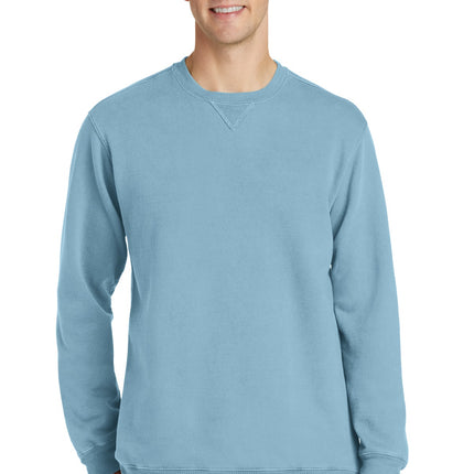 Port & Company ®  Beach Wash ®  Garment-Dyed Crewneck Sweatshirt PC098