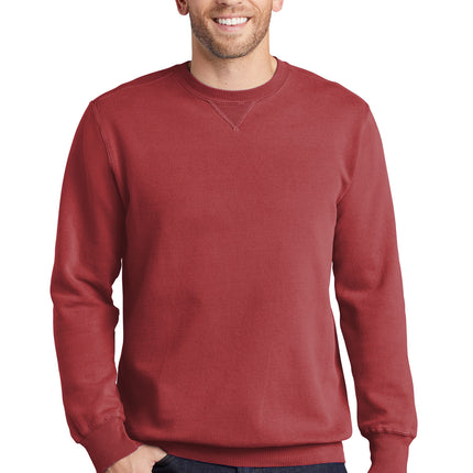 Port & Company ®  Beach Wash ®  Garment-Dyed Crewneck Sweatshirt PC098