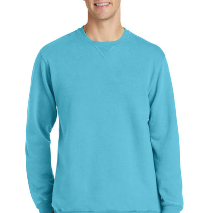 Port & Company ®  Beach Wash ®  Garment-Dyed Crewneck Sweatshirt PC098