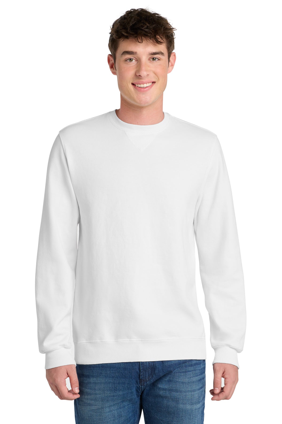 Port & Co™ Beach Wash® Garment-Dyed Crewneck Sweatshirt PC098