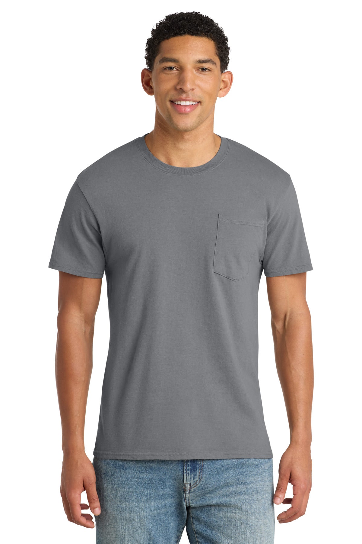 Port & Co™ Beach Wash® Garment-Dyed Pocket Tee  PC099P