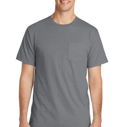 Port & Company ®  Beach Wash ®  Garment-Dyed Pocket Tee.  PC099P