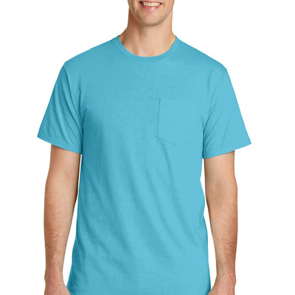 Port & Company ®  Beach Wash ®  Garment-Dyed Pocket Tee.  PC099P