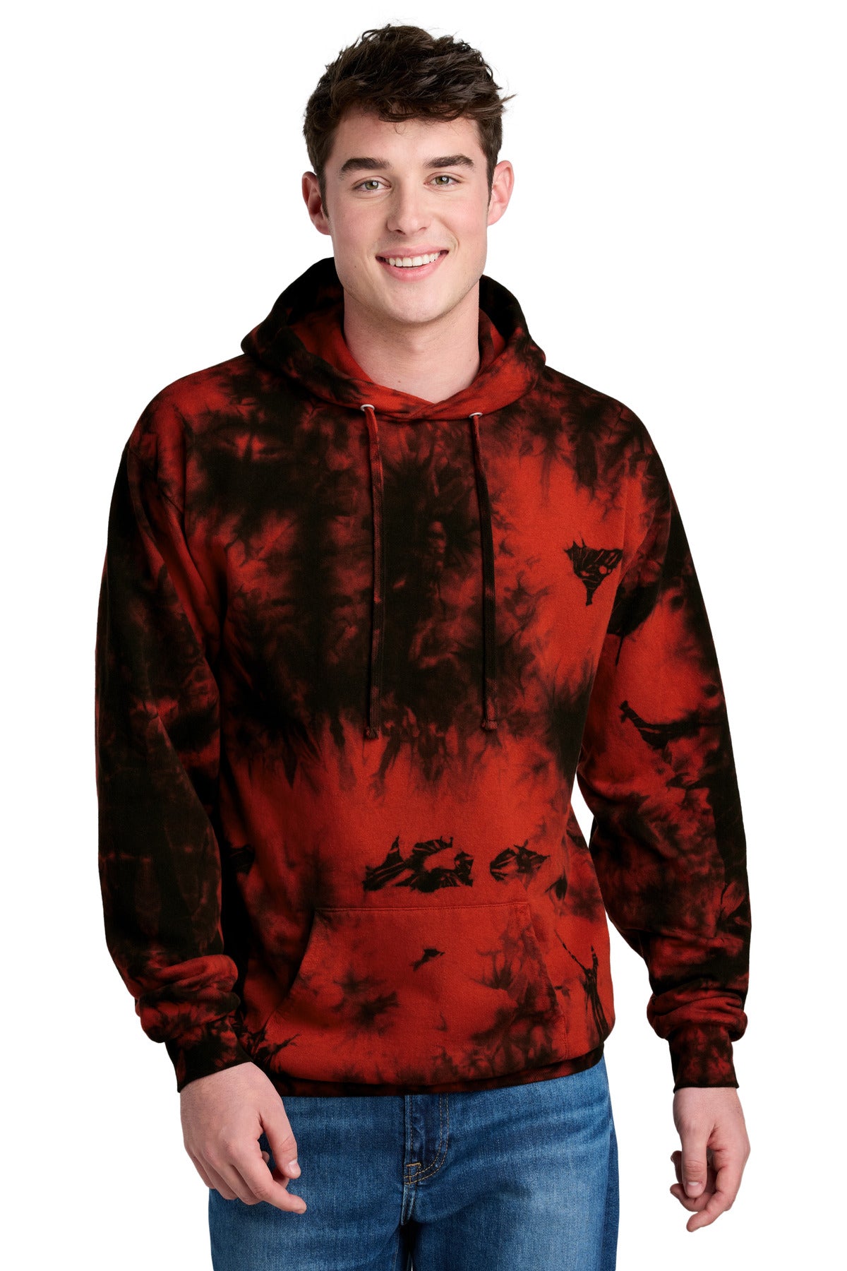Port & Co™ Crystal Tie-Dye Pullover Hoodie PC144