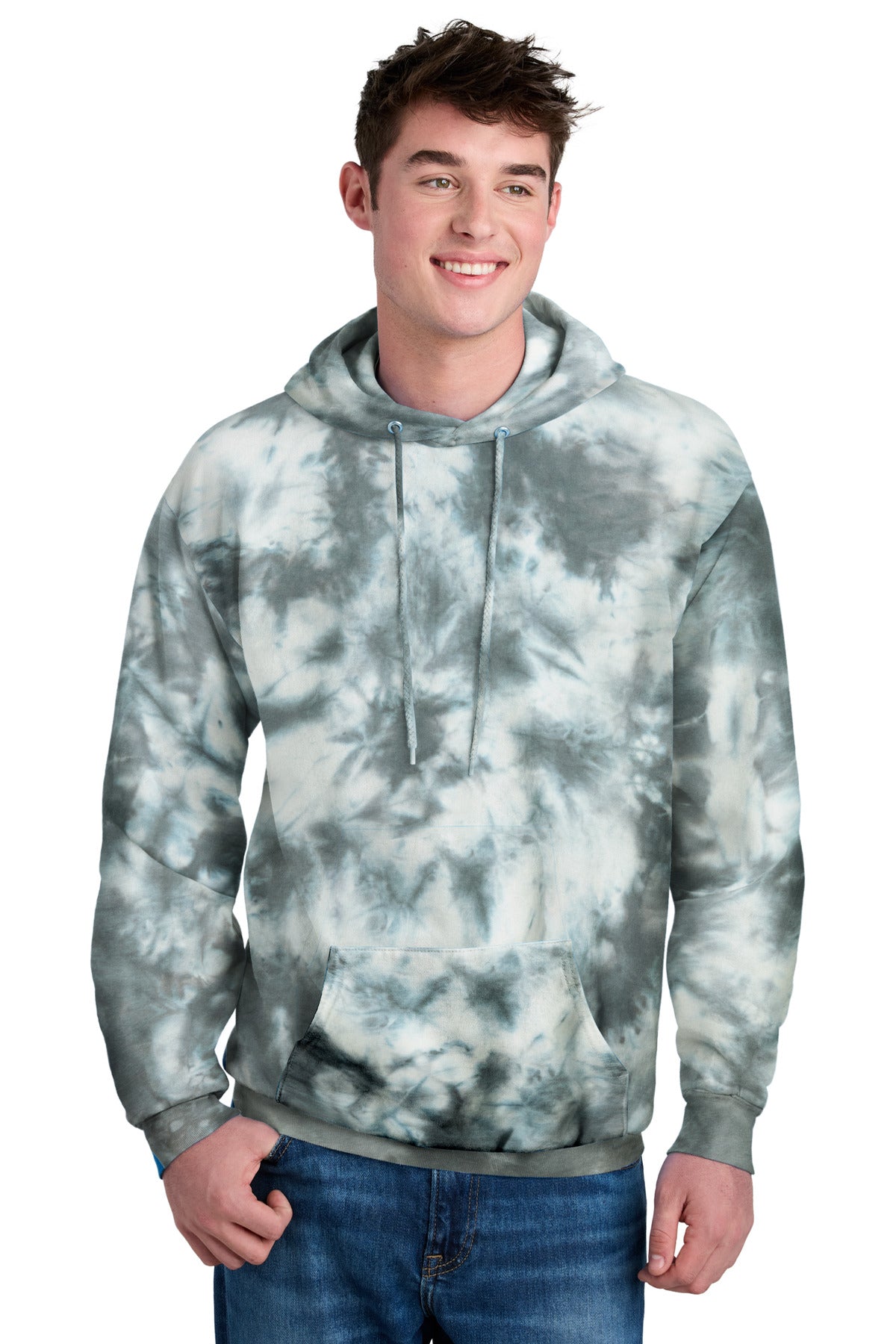 Port & Co™ Crystal Tie-Dye Pullover Hoodie PC144