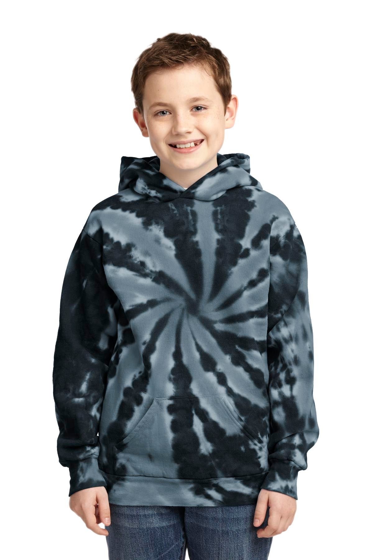 Port & Co™ Youth Tie-Dye Pullover Hooded Sweatshirt PC146Y