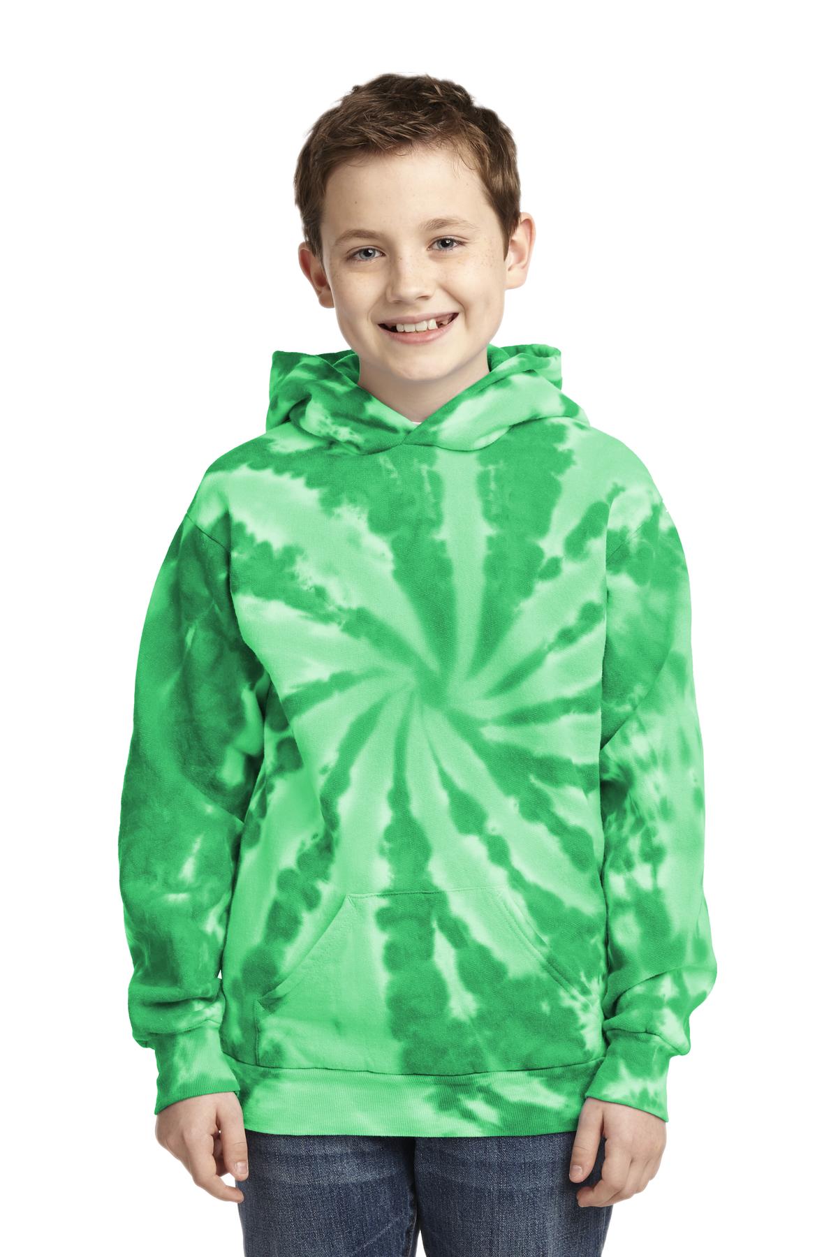 Port & Co™ Youth Tie-Dye Pullover Hooded Sweatshirt PC146Y