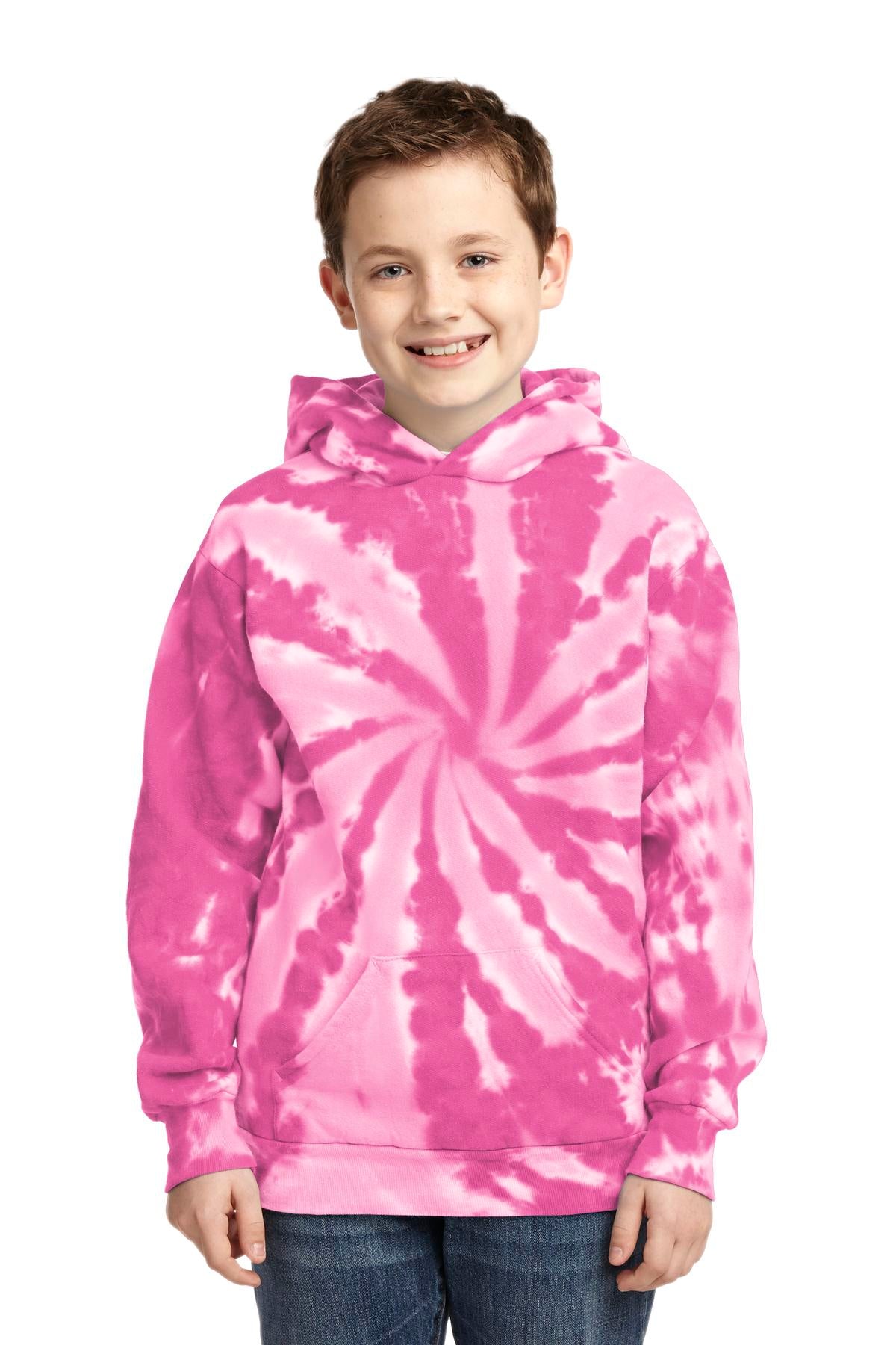 Port & Co™ Youth Tie-Dye Pullover Hooded Sweatshirt PC146Y