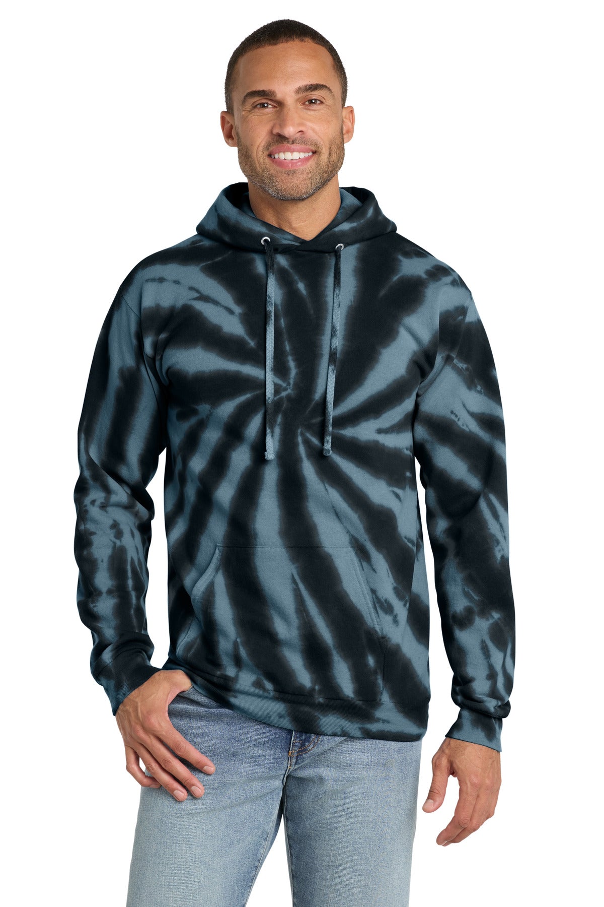 Port & Co™ Tie-Dye Pullover Hooded Sweatshirt PC146