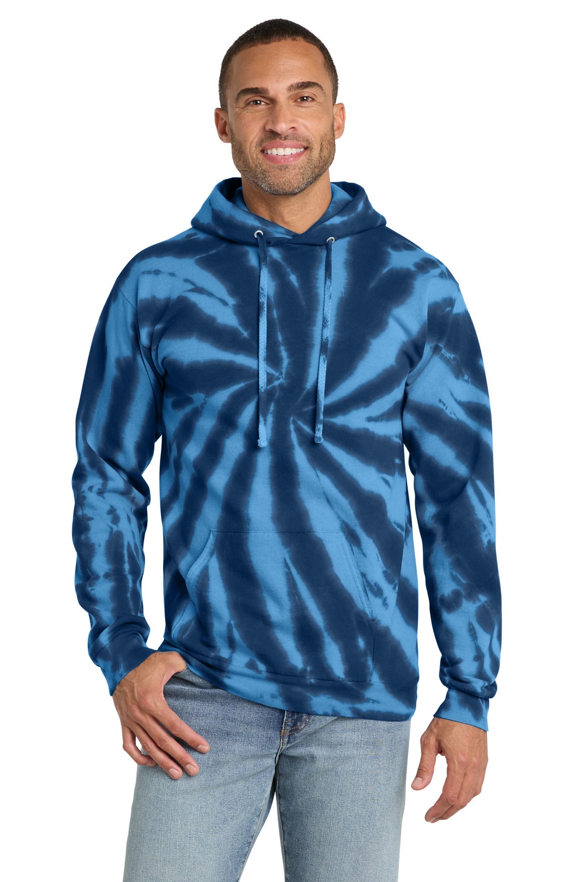 Port & Co™ Tie-Dye Pullover Hooded Sweatshirt PC146