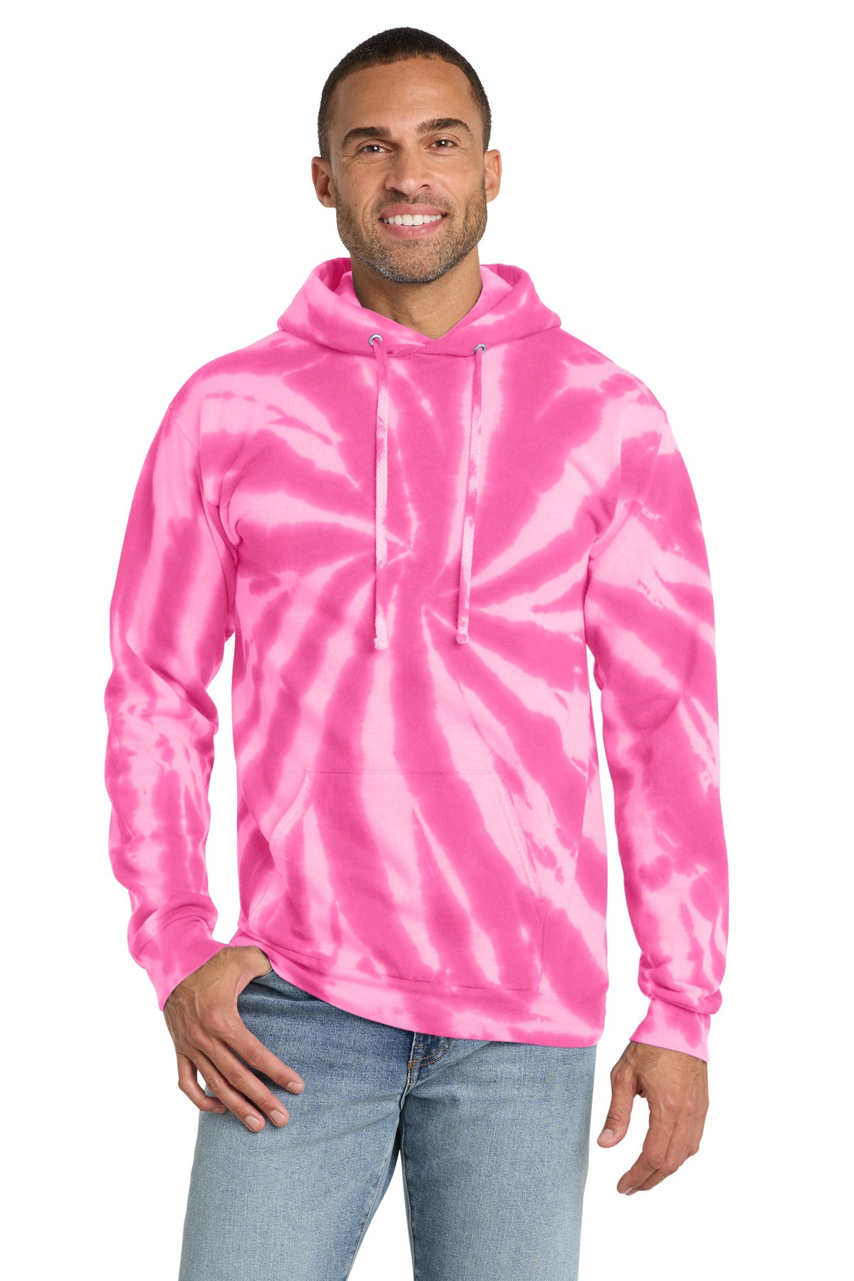 Port & Co™ Tie-Dye Pullover Hooded Sweatshirt PC146