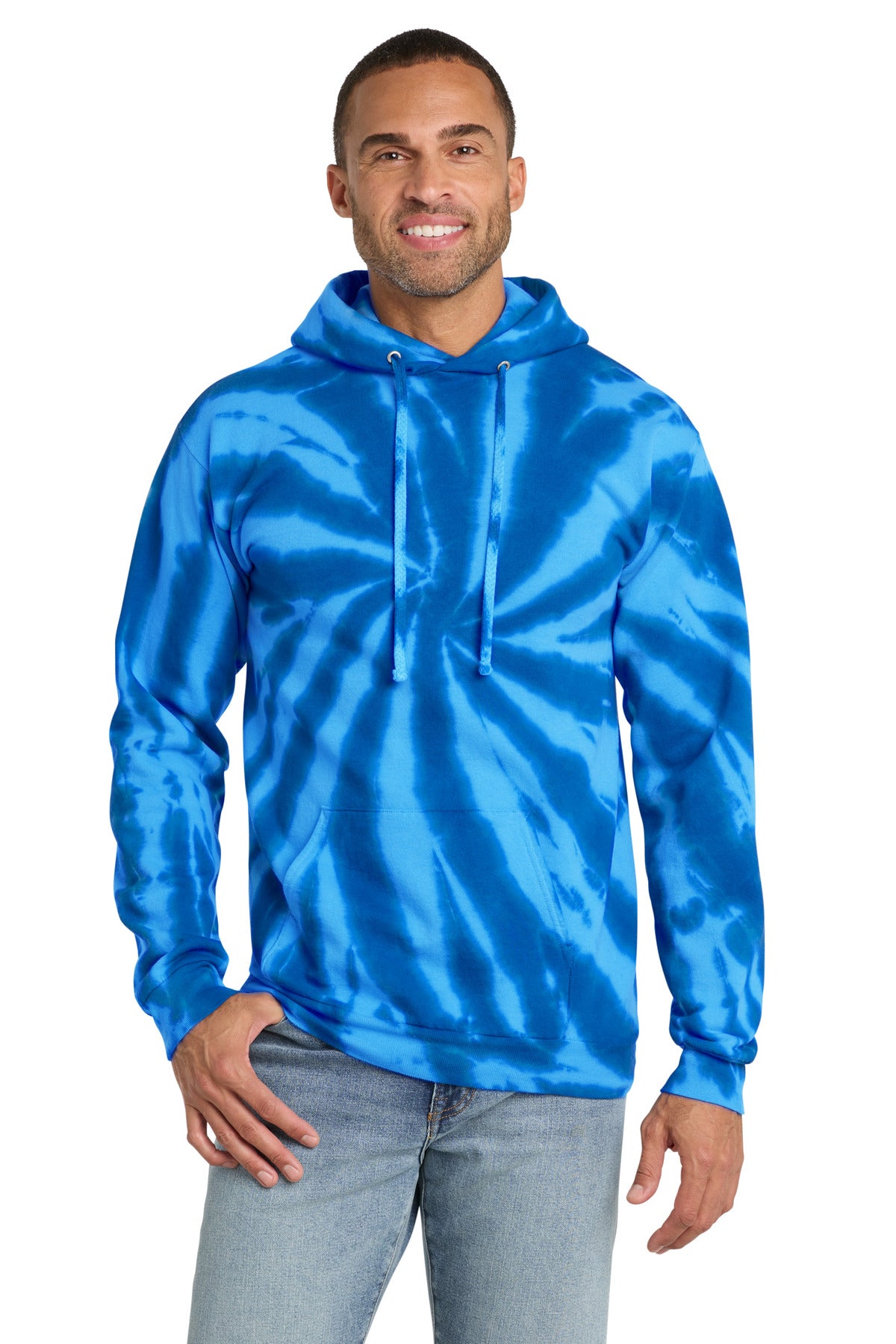 Port & Co™ Tie-Dye Pullover Hooded Sweatshirt PC146