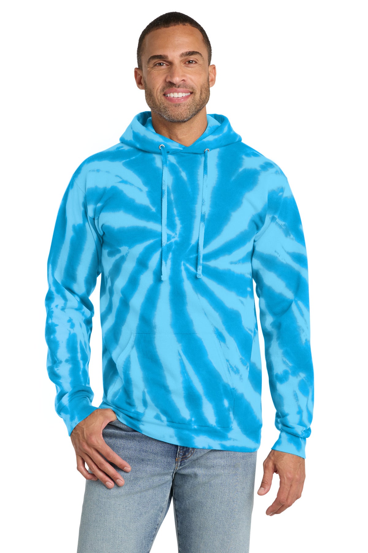 Port & Co™ Tie-Dye Pullover Hooded Sweatshirt PC146