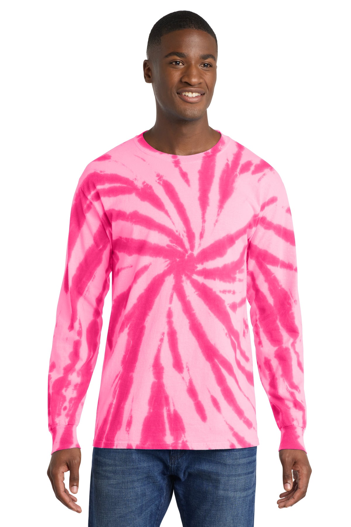 Port & Co™ Tie-Dye Long Sleeve Tee  PC147LS