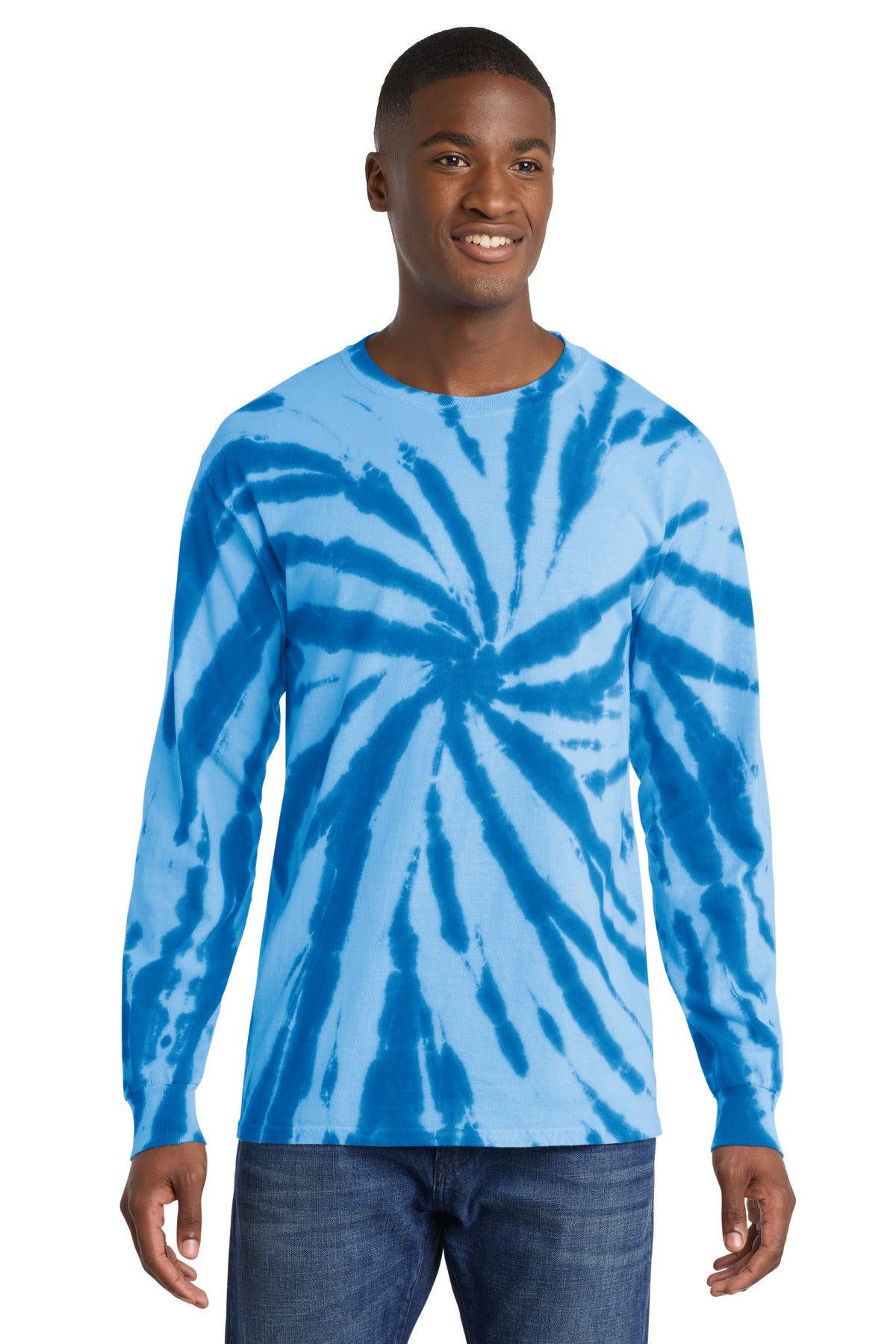 Port & Co™ Tie-Dye Long Sleeve Tee  PC147LS