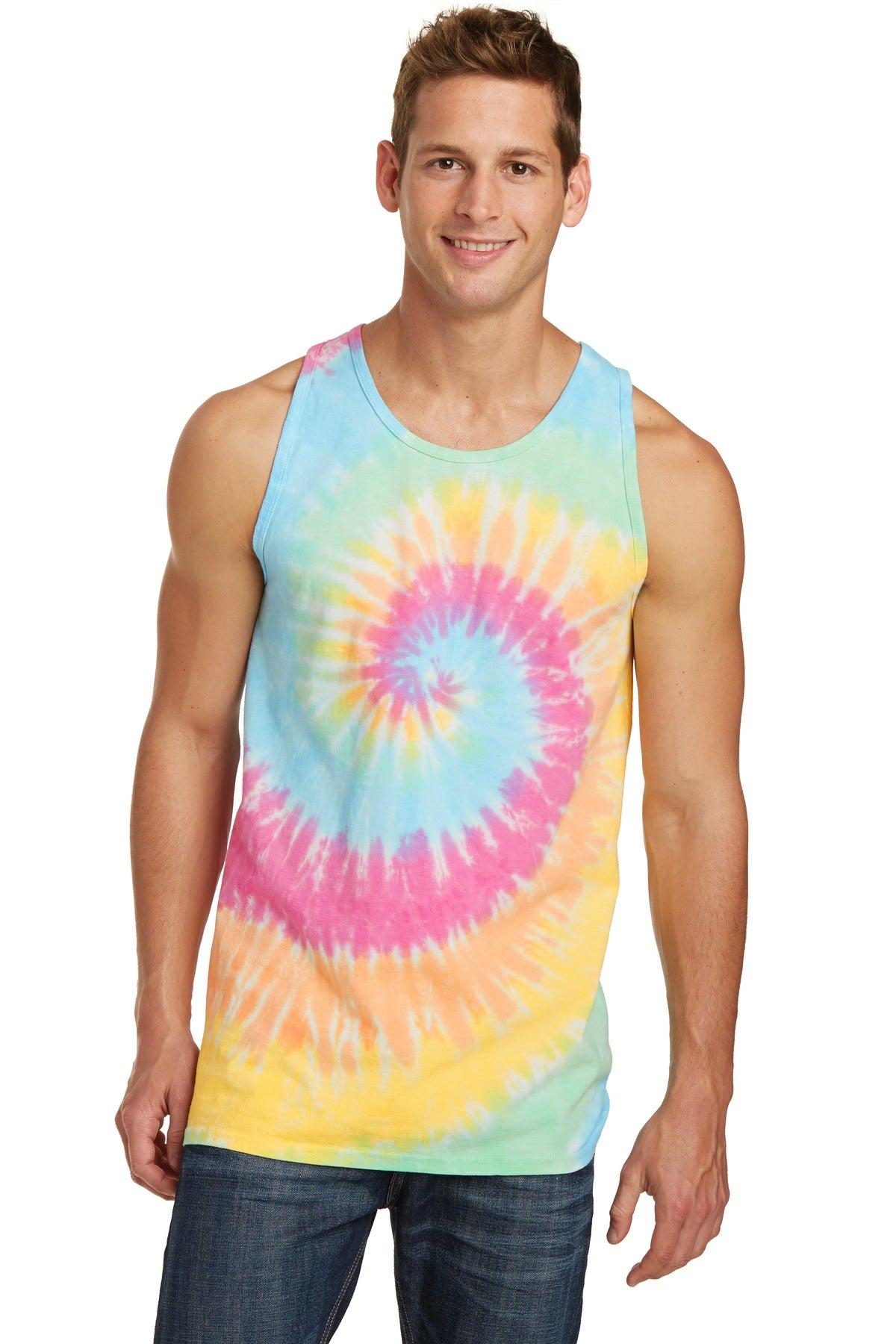 Port & Co™ Tie-Dye Tank Top  PC147TT