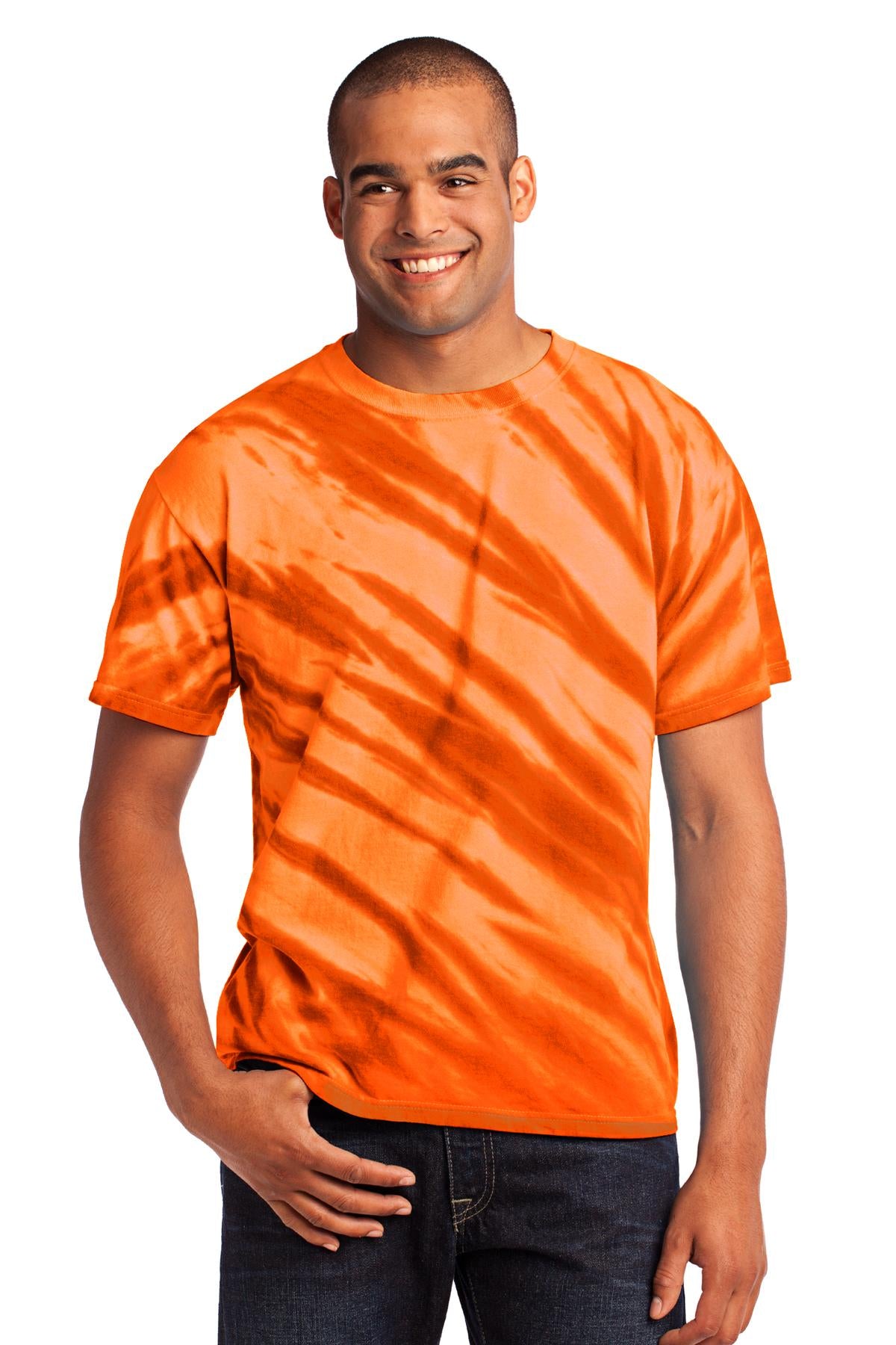 Port & Co™ Tiger Stripe Tie-Dye Tee PC148