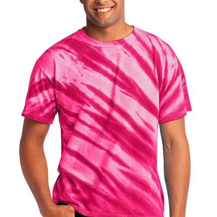 Port & Company ®  - Tiger Stripe Tie-Dye Tee. PC148