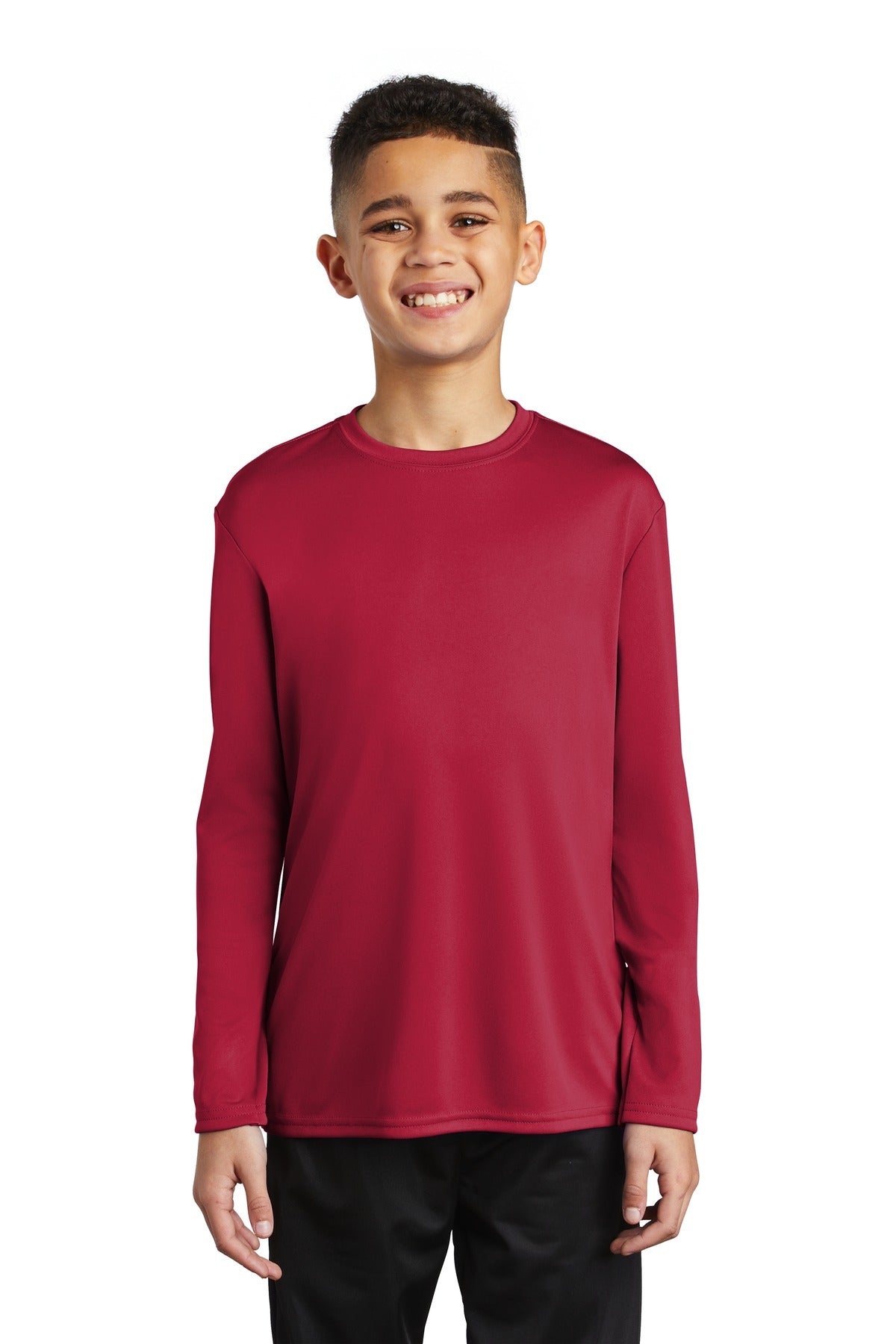 Port & Co™ Youth Long Sleeve Performance Tee PC380YLS