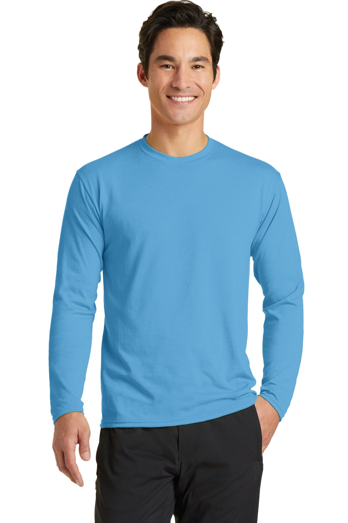 Port & Co Long Sleeve Performance Blend Tee PC381LS