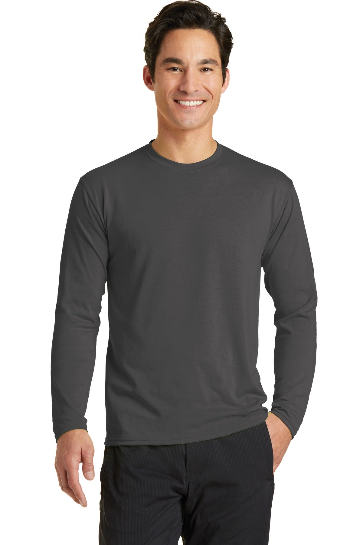 Port & Co Long Sleeve Performance Blend Tee PC381LS